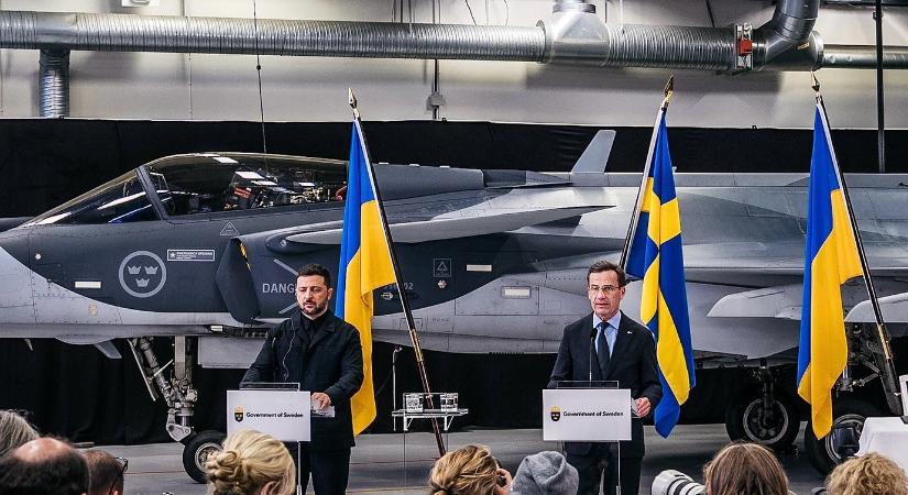 A svédek Gripeneket gyárthatnak Ukrajnában