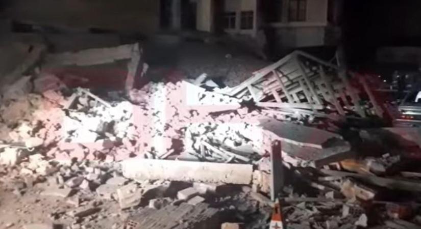 Erős földrengés volt Törökországban, épületek omlottak össze (VIDEÓ)