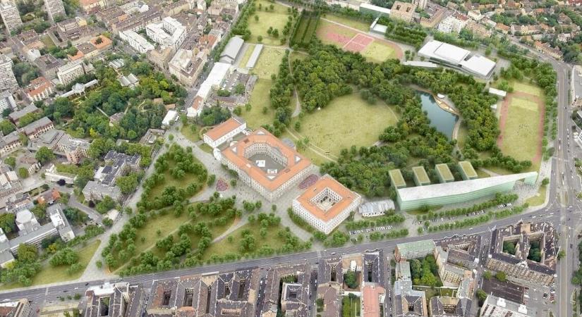 Sportlétesítmények építésével folytatódhat a Ludovika Campus fejlesztése az Orczy-kertben