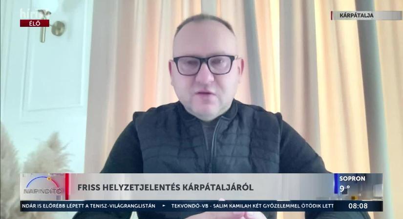 Élőben Kárpátaljáról – Dunda György jelentkezik a legfrissebb hírekkel  videó