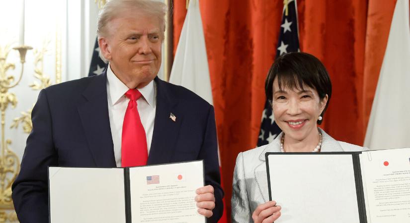 Az amerikai elnök kereskedelmi–gazdasági megállapodásokat írt alá Japánnal
