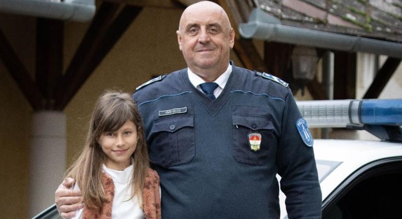 A fonyódi rendőr segítette világra a kis Szofit