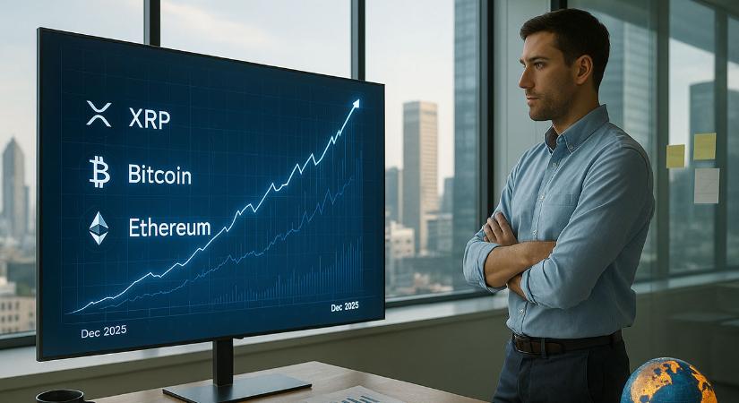 Milyen magasra emelkedhet az XRP, a Bitcoin és az Ethereum 2025 decemberére?