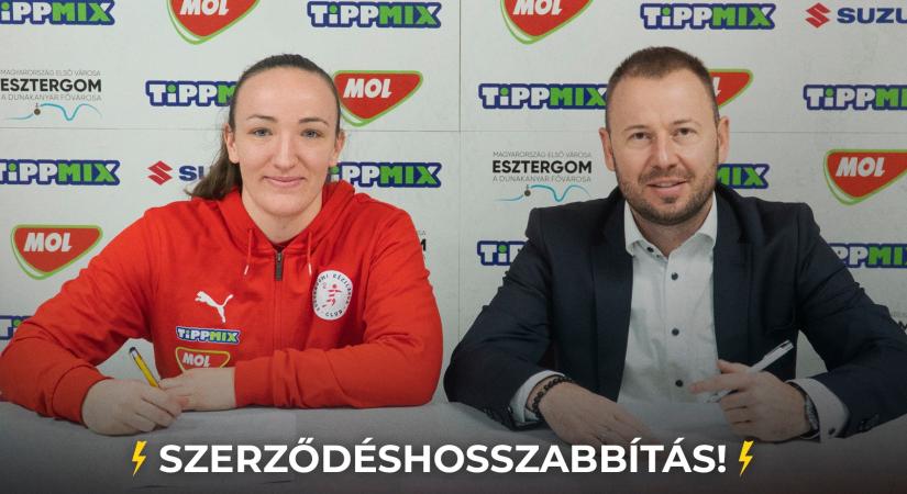 Faragó Lea szerződést hosszabbított Esztergomban