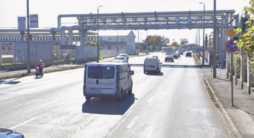 Négyes karambol a Mikepércsi úton