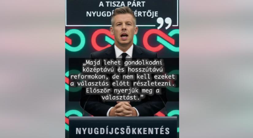 Itt a Fidesz legújabb módszere: Magyar Pétertől idézni, vagy AI-jal elmondatni vele olyan mondatokat, amiket a valóságban soha nem mondott