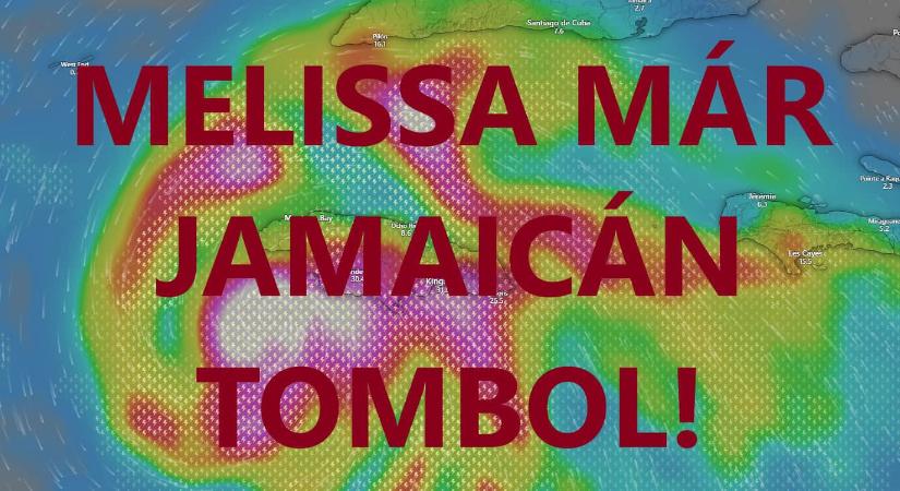 Melissa erősebb, mint a Katrina hurrikán volt, és elérte Jamaicát! (Élő videóval)