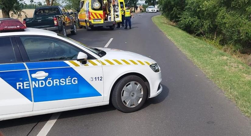 Súlyos baleset a földeáki úton