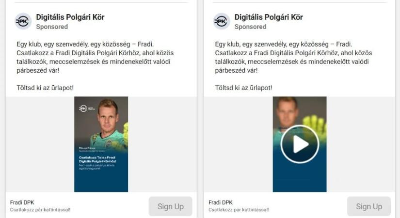 Valahogyan csak átmennek a Facebook szűrőin a Digitális Polgári Körök csatlakozásra buzdító és adatgyűjtő hirdetései