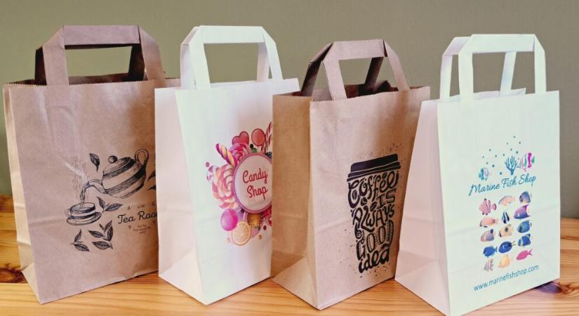 Emeld ki márkádat egyedi papírtáskával!