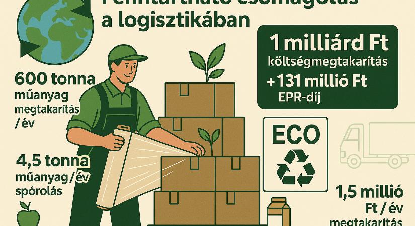 Évente több mint 600 tonna műanyaghulladék spórolható meg