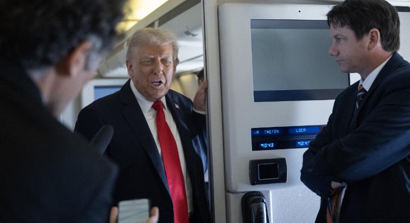 Trump szerint nincs veszélyben a gázai tűzszünet, hiába indított légicsapást Izrael