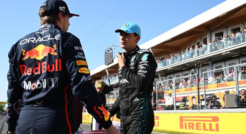 Mi történne Russell-lel, ha Verstappen átvenné a helyét a Mercedesnél?