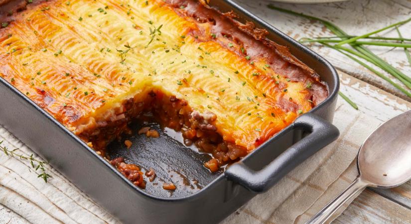 Édesburgonyás pásztorpite – tápláló és szaftos fogás kevesebb mint egy óra alatt