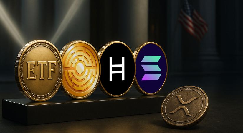 Nincs XRP az amerikai ETF-indításban, miközben a Hedera (HBAR) és a Solana is rajtol