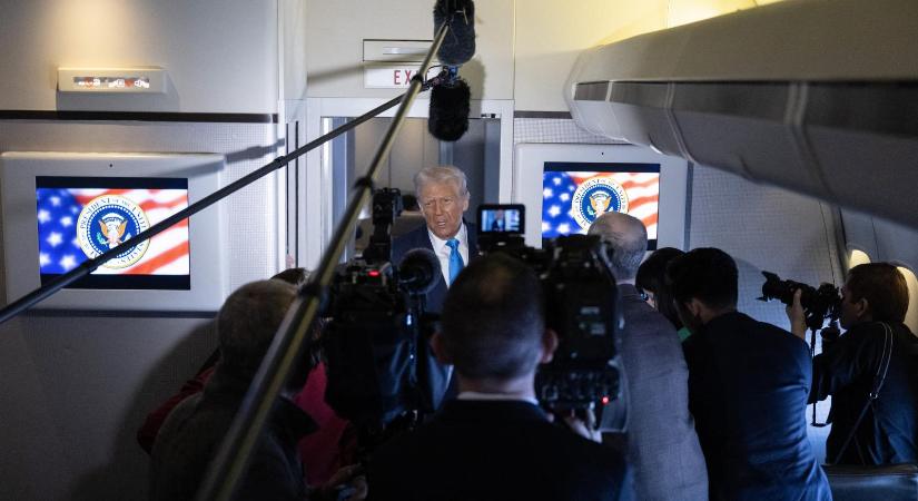 Donald Trump szerint nincs veszélyben a gázai tűzszünet, Izraelnek joga van visszavágni