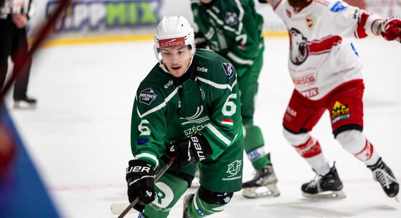 Emelt fővel búcsúzott a Magyar Kupától a győri hokicsapat