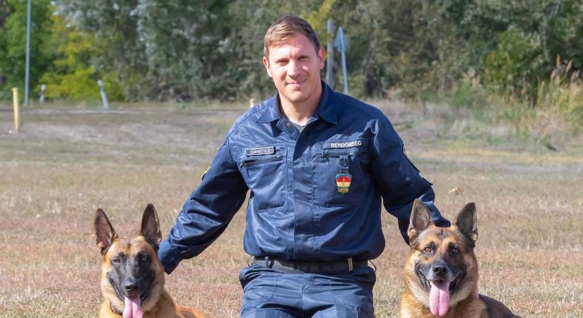 Ez a kutyás rendőr és belga juhásza a világ legjobbjai közé küzdötték fel magukat