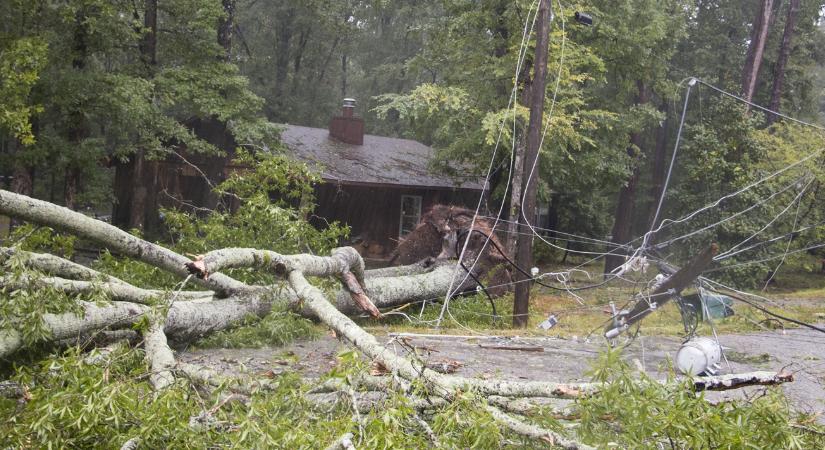 Pokol: így fest belülről egy 5-ös erősségű hurrikán VIDEÓ