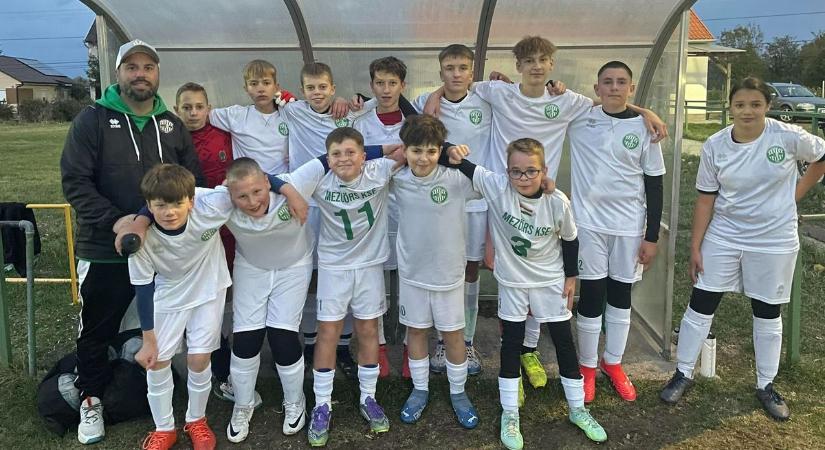 Mezőörsi kis futballisták a Vasasnál