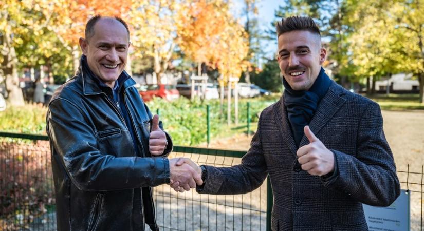 Kerítést kapott a szombathelyi Váci Mihály utcában lévő játszótér