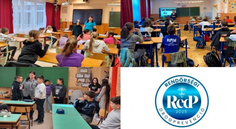 Drogprevenciós előadás-sorozat iskolákban
