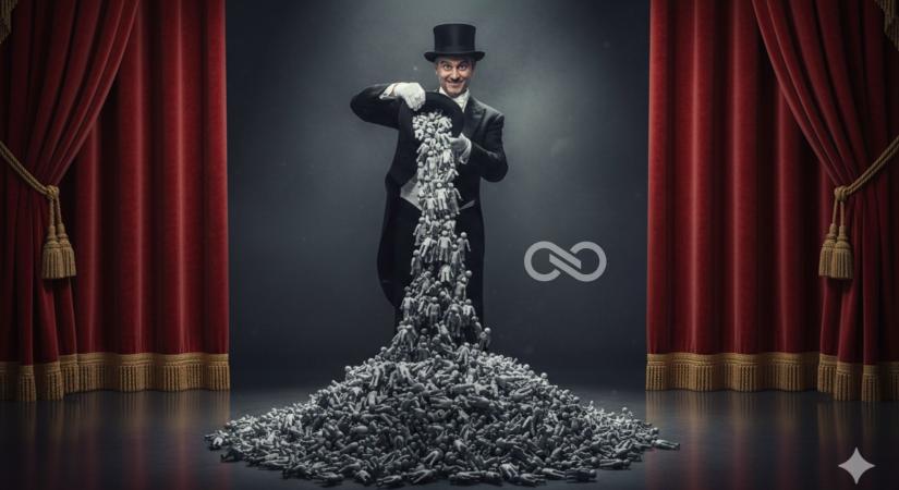 A hamis tömeg illúziója: miért van szüksége Magyar Péternek digitális bűvésztrükkökre?