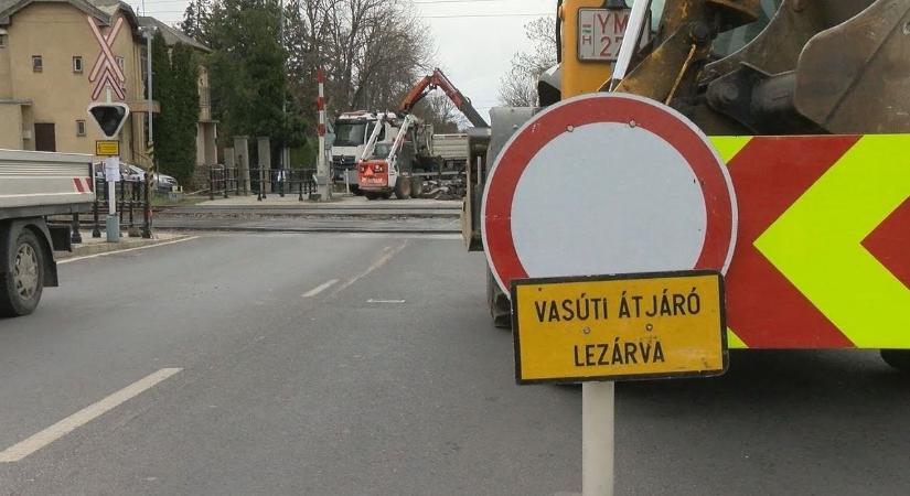 Forgalomkorlátozás várható a bogdányi vasúti átjáróban