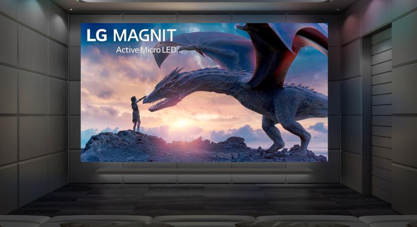Gigantikus Micro-LED képernyővel rukkolt elő az LG, ami a házi mozik éke lehet