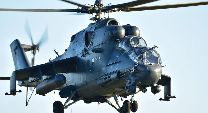 Ennyi volt: visszavonul a magyar hadsereg legendás harci helikoptere – videón az Mi-24 utolsó bevetése