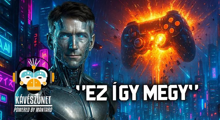 Áldás vagy átok lesz az AI a játékfejlesztésben? Erről is szó esik a Kávészünet Podcast második adásában!