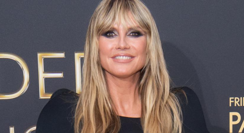 Heidi Klum áttetsző ruhája döbbenetes: ilyet csak ő mer felvenni