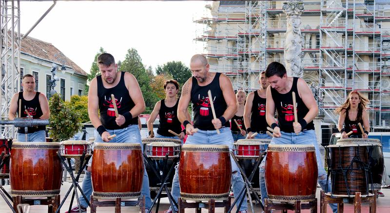 Ataru Taiko japándob koncert az Orsolya-napi vásáron