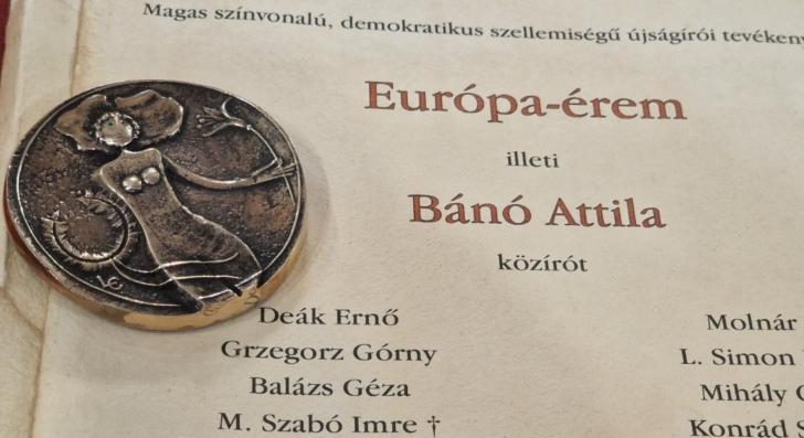 Európa-érem - A hazaszerető újságírók legrangosabb elismerése