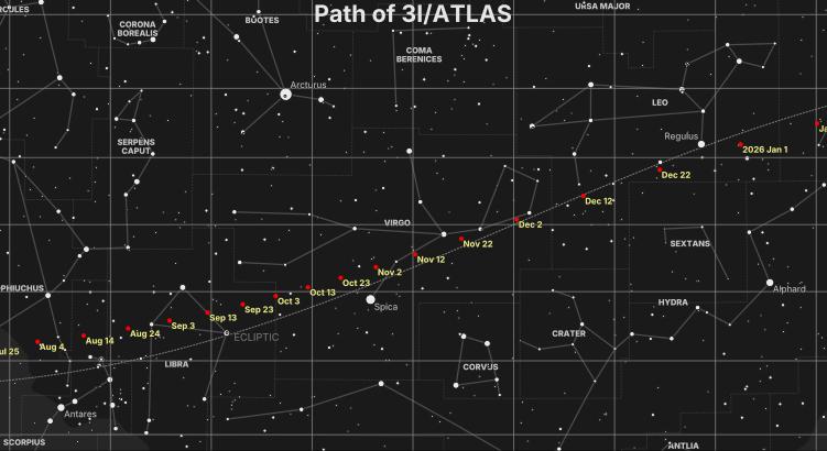 Most a legaktívabb a 3I/ATLAS - az útja felénél járhat a Naprendszerben