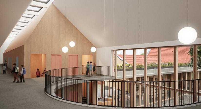 Cserhátliget Általános Iskola, Penc – A RAG Építészműhely pályaműve