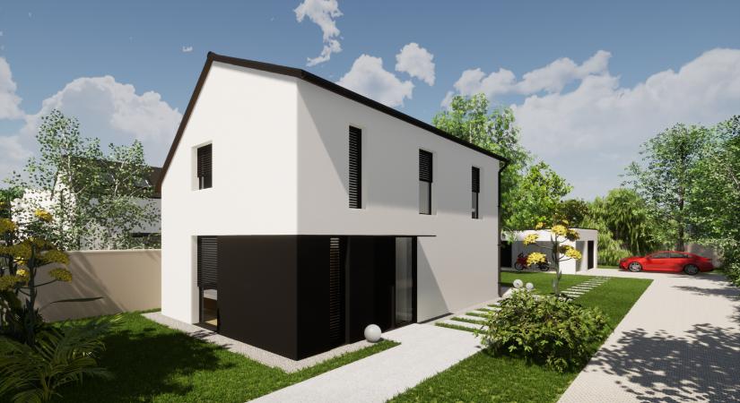 10 típusház épül Sződön