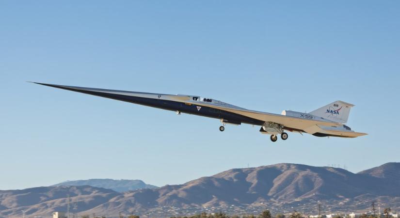 Először szállt fel a NASA szuperszonikus repülője