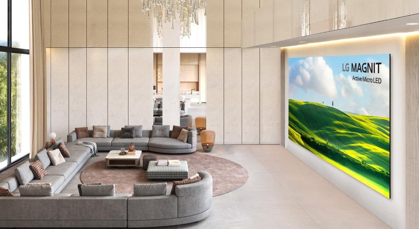 Gigászi nappali kell az LG új kijelzőjéhez
