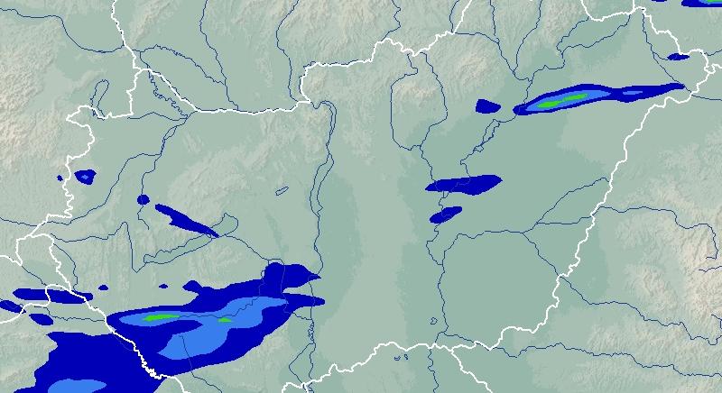 Térképeken mutatjuk, mikor és hol várható eső, óráról órára