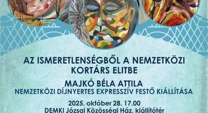 Megnyílt Markó Béla Attila expresszív kiállítása Debrecen-Józsán