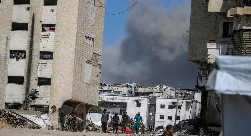 Izraeli repülők és harckocsik támadták Kelet-Gázát csütörtökön