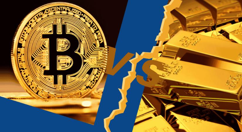 Nagyot esett az arany – mit jelent ez a Bitcoin árfolyamára nézve?