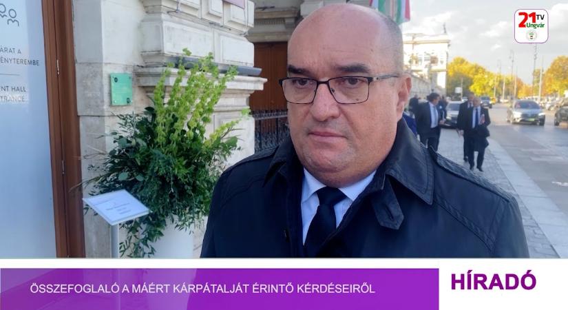 Összefoglaló a MÁÉRT Kárpátalját érintő kérdéseiről (videó)