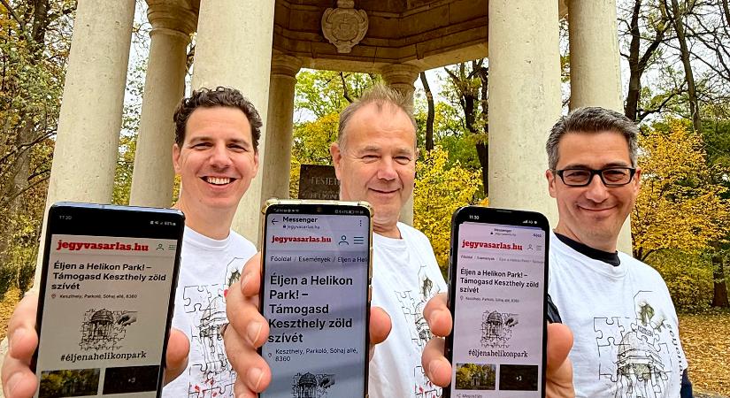 Adománykártyát bocsátanak ki a keszthelyi Helikon Park megújításához