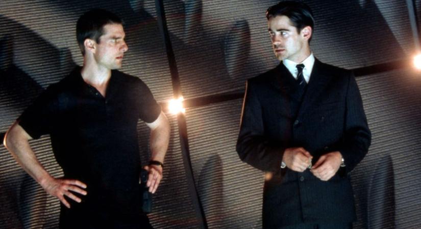 Egyetlen mondatot 46-szor vettek újra a Különvélemény forgatásán: Colin Farrell kihozta a sodrából Tom Cruise-t