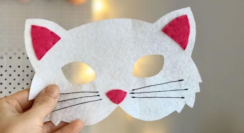 Utolsó pillanatos Halloween maszk gyerekeknek ami 10 perc alatt kész!