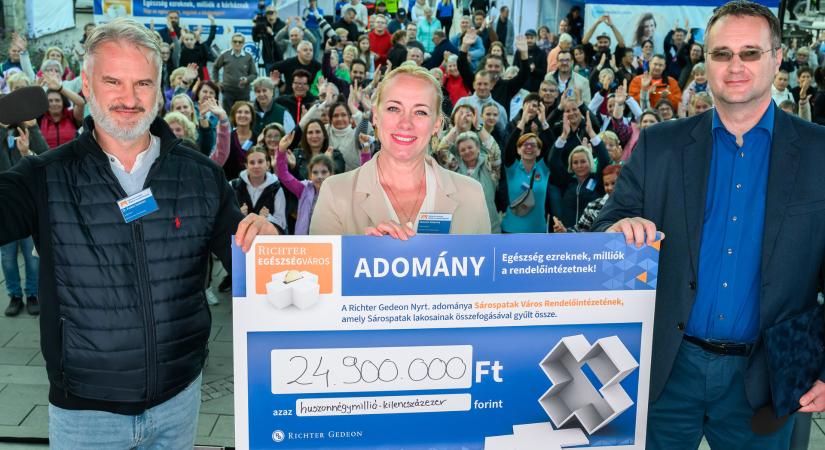 Rekordadománnyal zárult a Richter Egészségváros 2025-ös szezonja