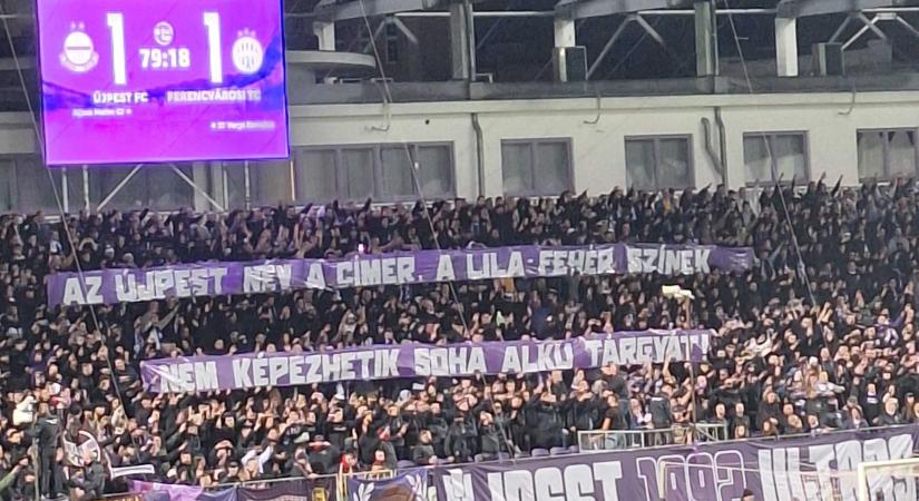 Újpest: Büntetett az MLSZ a derbi miatt, szektorbezárást kapott a klub