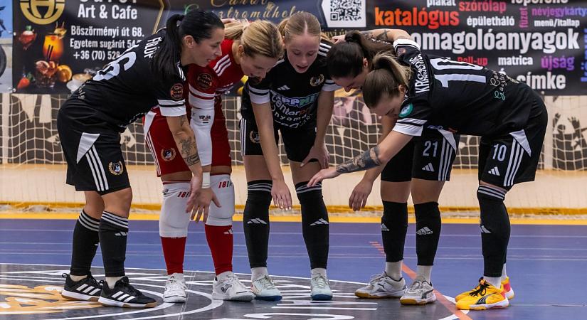 Az Eger ellen sem szeretnének lassítani a debreceni futsalos lányok